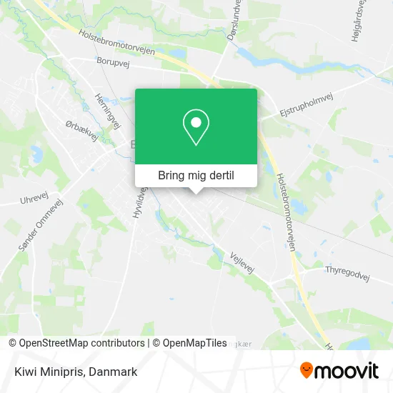 Kiwi Minipris kort