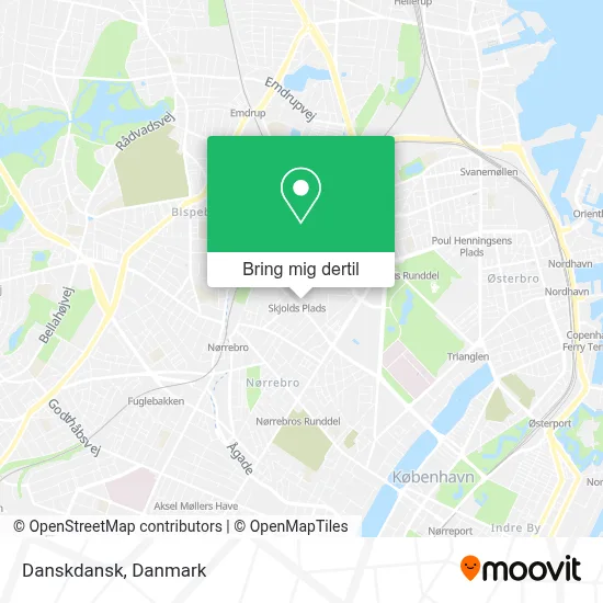 Danskdansk kort