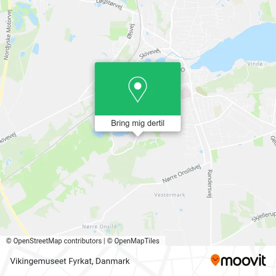 Vikingemuseet Fyrkat kort