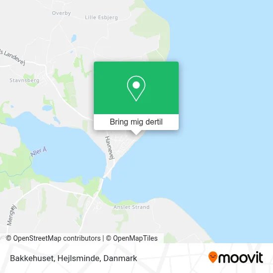 Bakkehuset, Hejlsminde kort