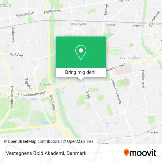 Vestegnens Bold Akademi kort