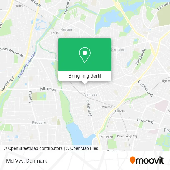 Md-Vvs kort