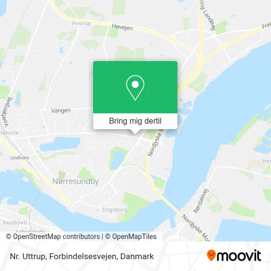 Nr. Uttrup, Forbindelsesvejen kort