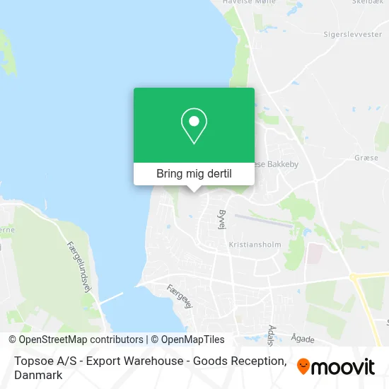 Topsoe A / S - Export Warehouse - Goods Reception kort
