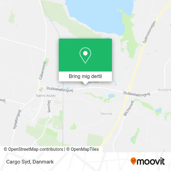 Cargo Syd kort
