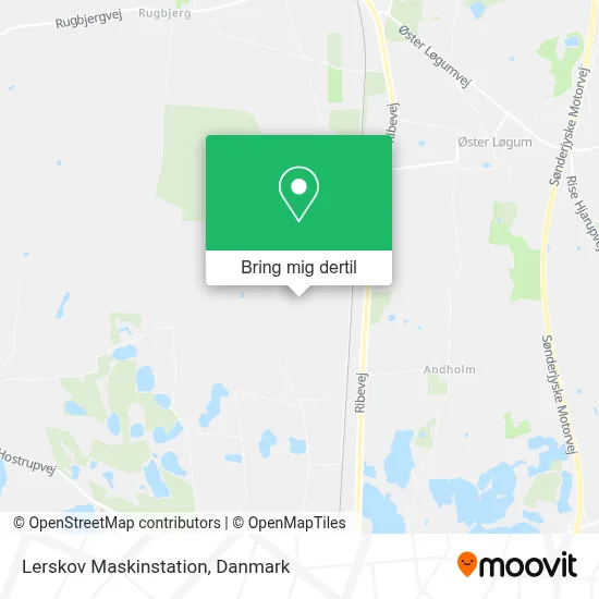 Lerskov Maskinstation kort
