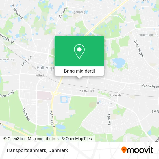 Transportdanmark kort