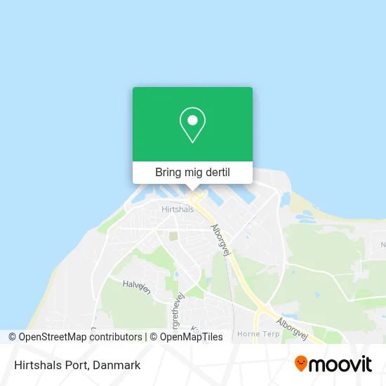 Hirtshals Port kort