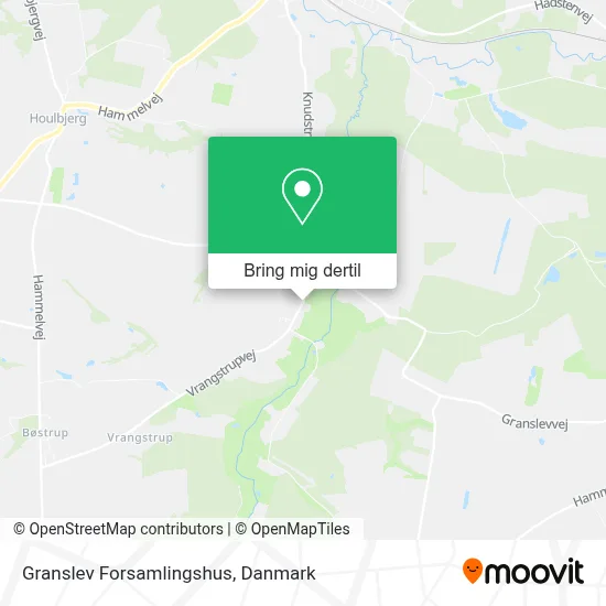 Granslev Forsamlingshus kort