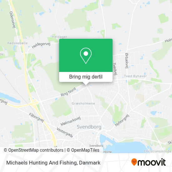 Michaels Hunting And Fishing kort