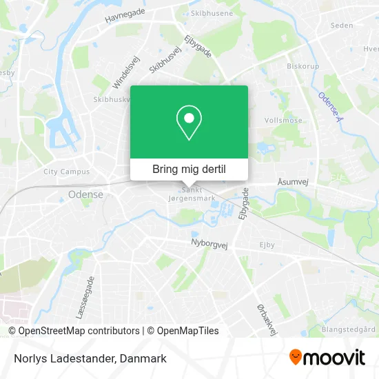 Norlys Ladestander kort
