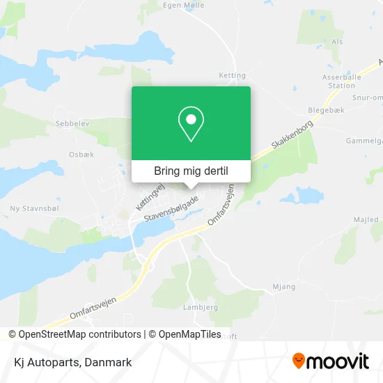 Kj Autoparts kort