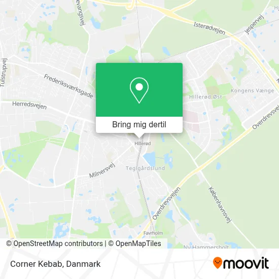 Corner Kebab kort