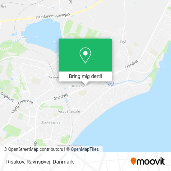 Risskov, Ravnsøvej kort