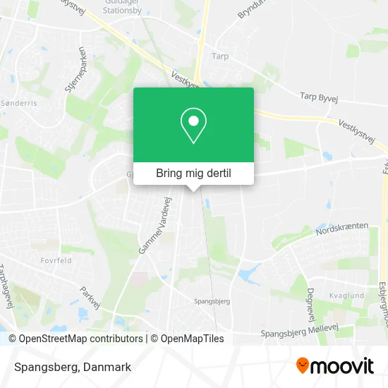 Spangsberg kort