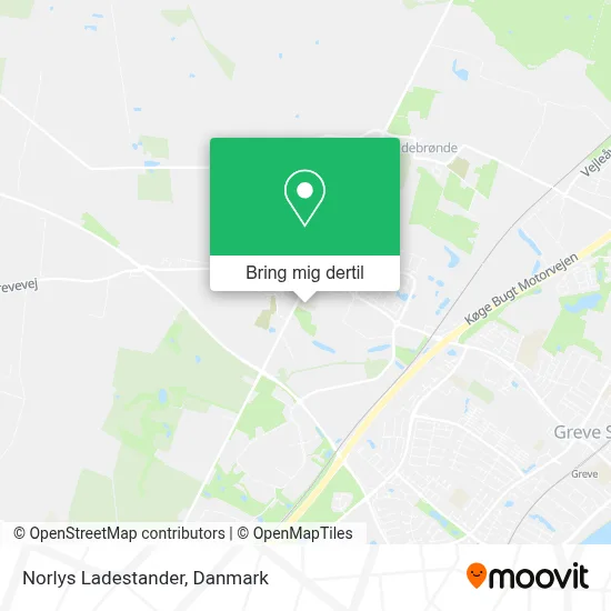 Norlys Ladestander kort
