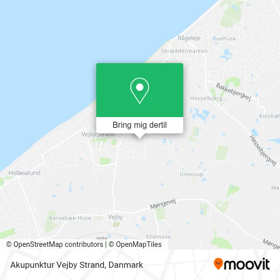 Akupunktur Vejby Strand kort