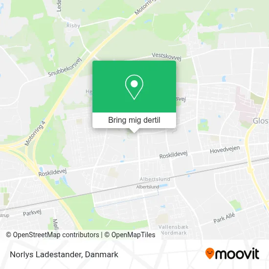 Norlys Ladestander kort