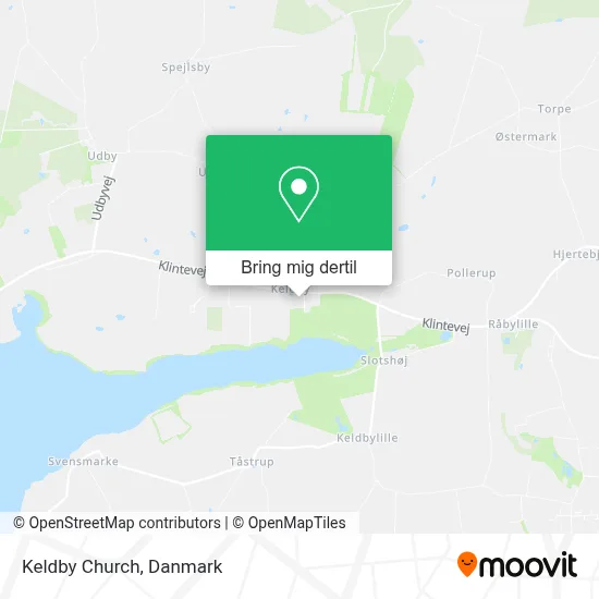 Keldby Church kort