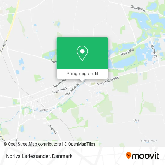 Norlys Ladestander kort