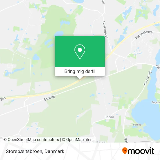 Storebæltsbroen kort