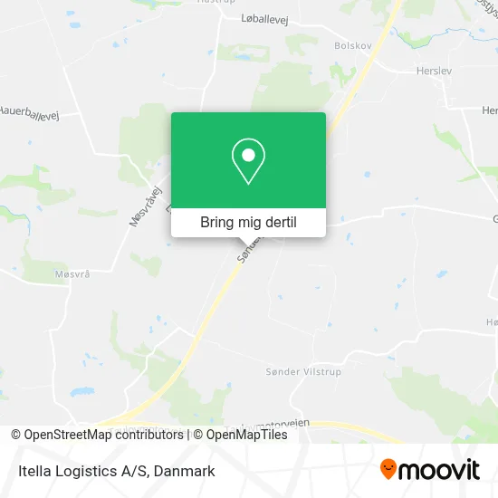 Itella Logistics A/S kort