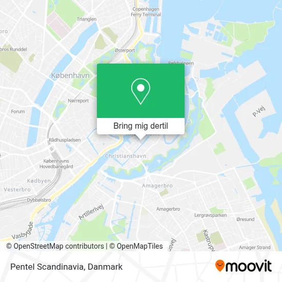 Pentel Scandinavia kort