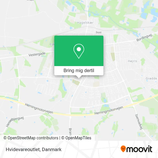 Hvidevareoutlet kort