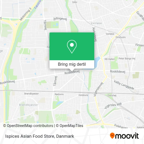 Ispices Asian Food Store kort