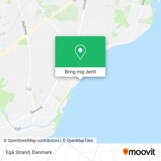 Egå Strand kort