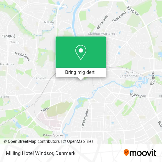 Milling Hotel Windsor kort