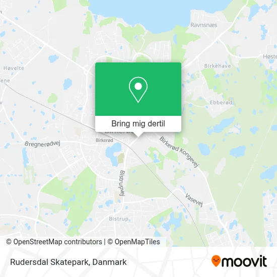 Rudersdal Skatepark kort