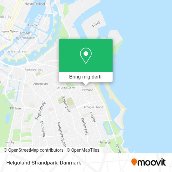 Helgoland Strandpark kort