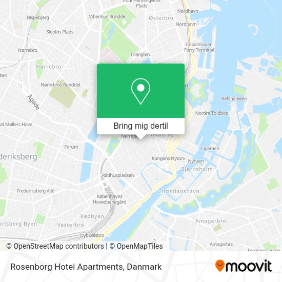 Rosenborg Hotel Apartments kort