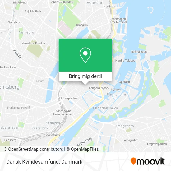 Dansk Kvindesamfund kort