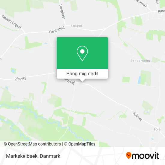 Markskelbaek kort