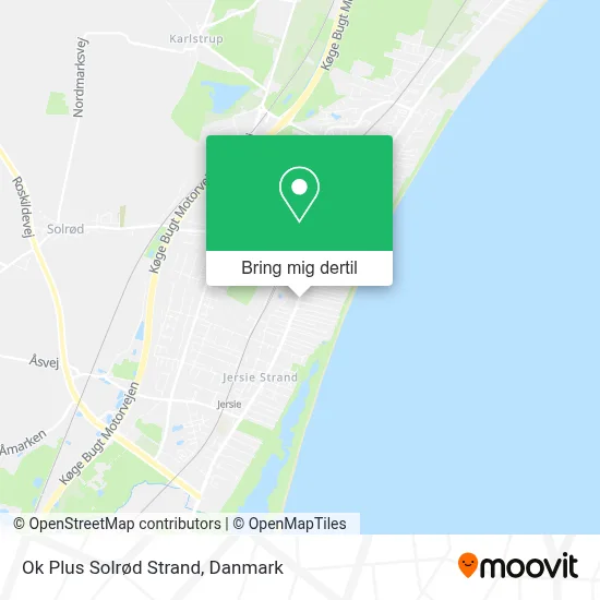 Ok Plus Solrød Strand kort