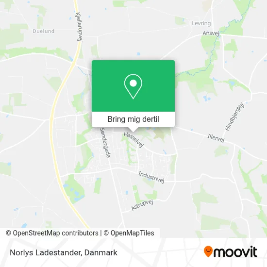 Norlys Ladestander kort