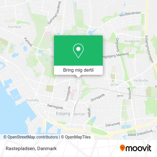 Rastepladsen kort