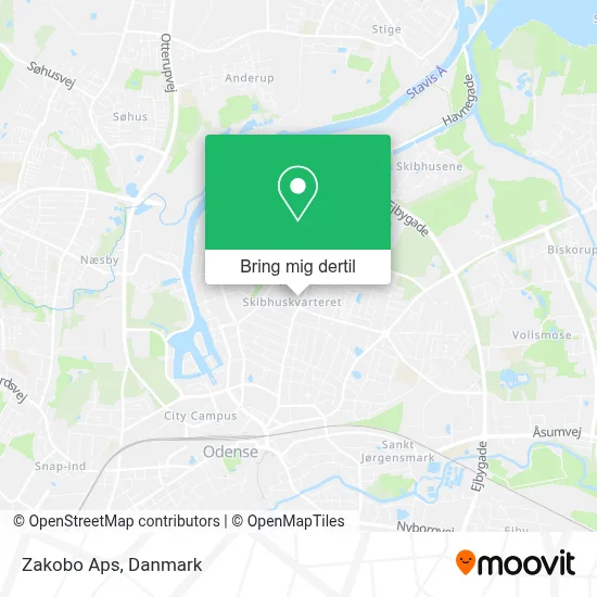 Zakobo Aps kort