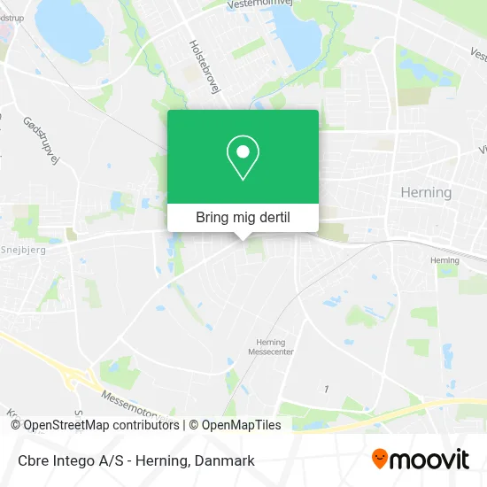 Cbre Intego A/S - Herning kort