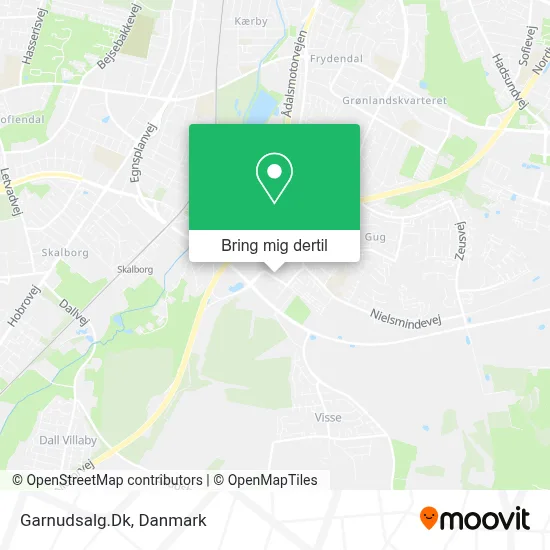 Garnudsalg.Dk kort