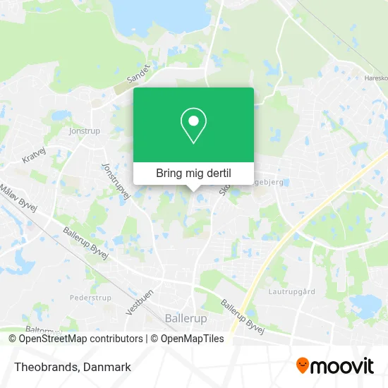 Theobrands kort