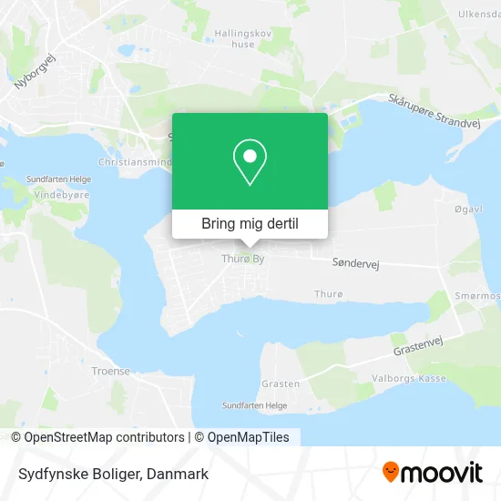 Sydfynske Boliger kort