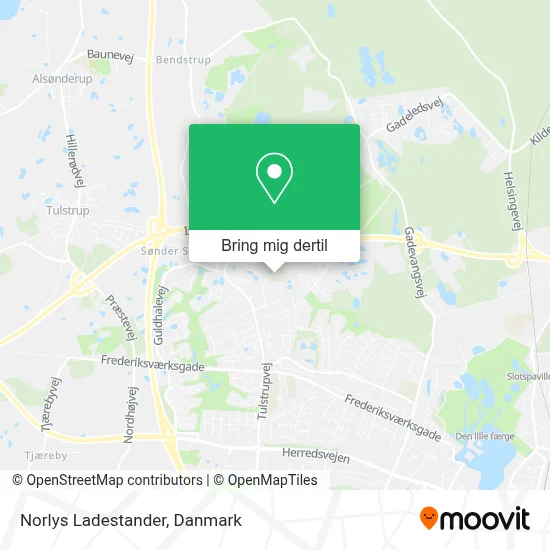 Norlys Ladestander kort
