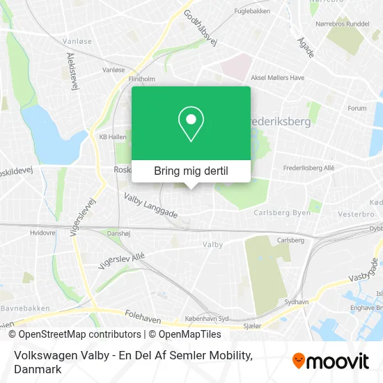 Volkswagen Valby - En Del Af Semler Mobility kort