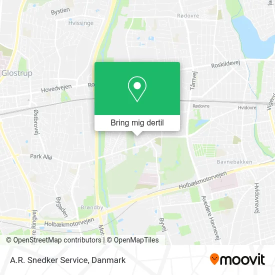 A.R. Snedker Service kort