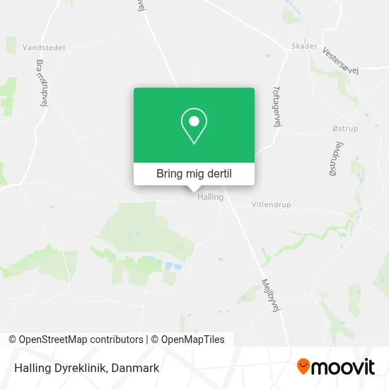 Halling Dyreklinik kort