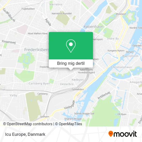 Icu Europe kort