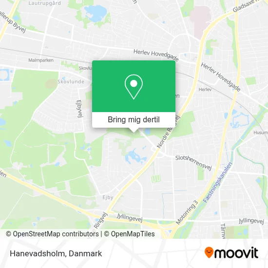 Hanevadsholm kort